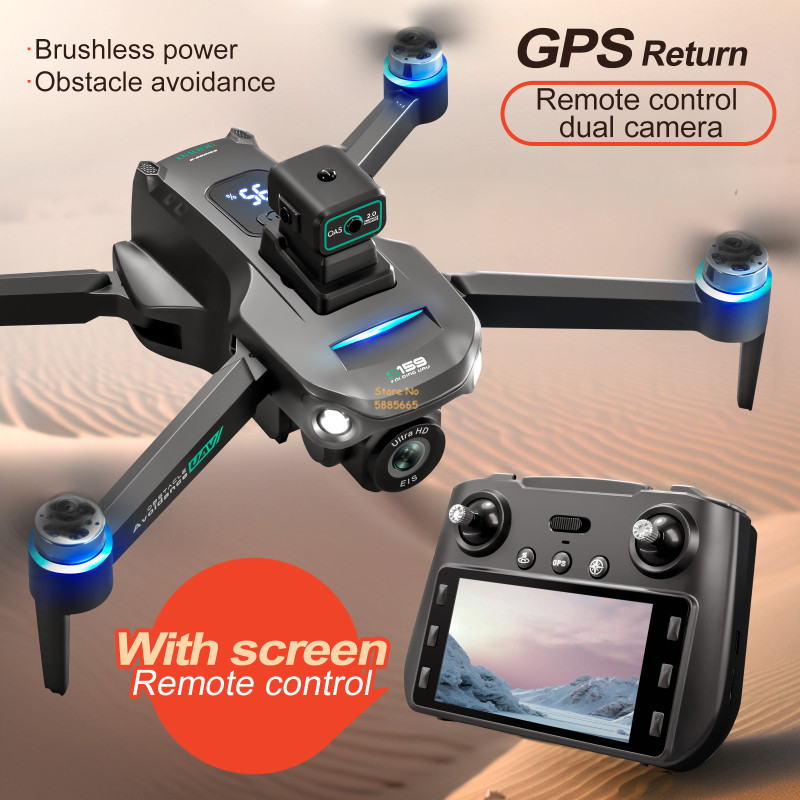 Drone Beacon Light - 8K Dual Kamera 5G WIFI FPV