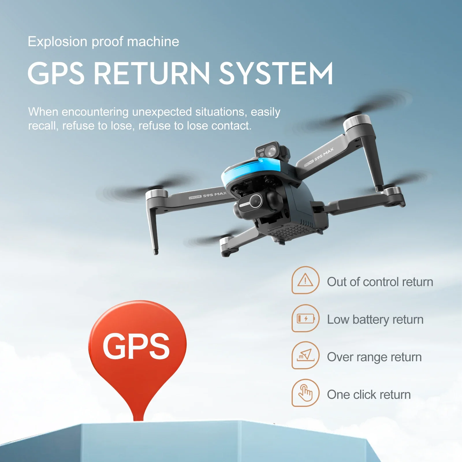 NEUE S9S MAX MINI Drone 4K 2-A – Drone Remote Controller Lanyard Bewertung und Preis