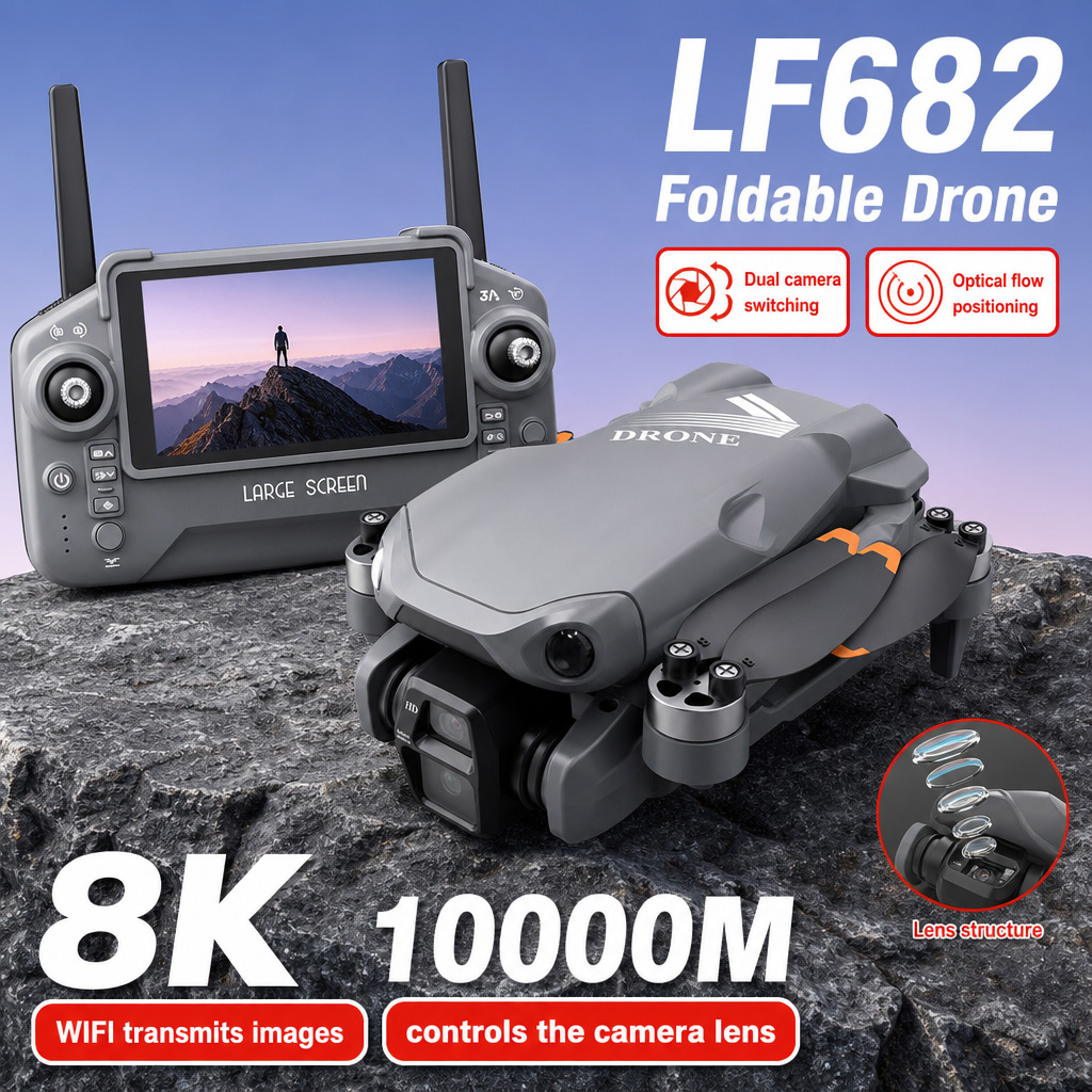 Luftbild-Drohne LF682 mit 8K H – Drone Battery Charger Bewertung und Preis